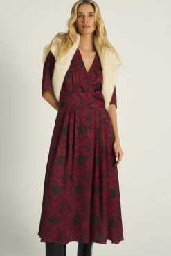 Sukienka midi Cranberry Spark