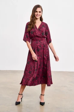 Sukienka midi Cranberry Spark