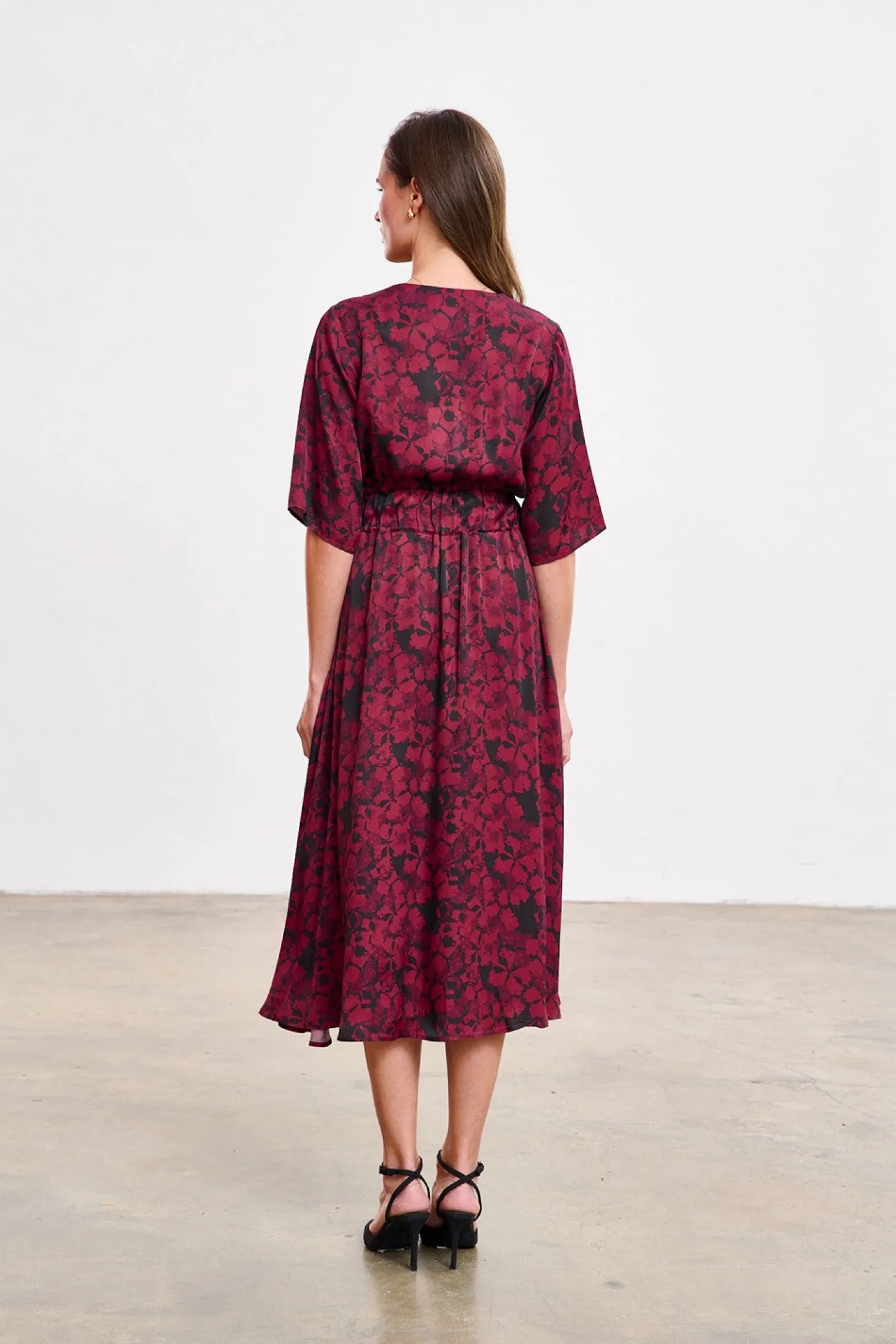 Sukienka midi Cranberry Spark