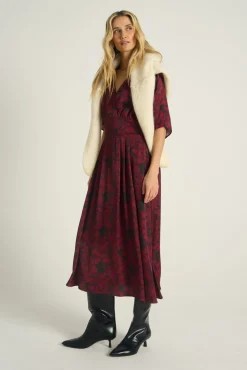 Sukienka midi Cranberry Spark