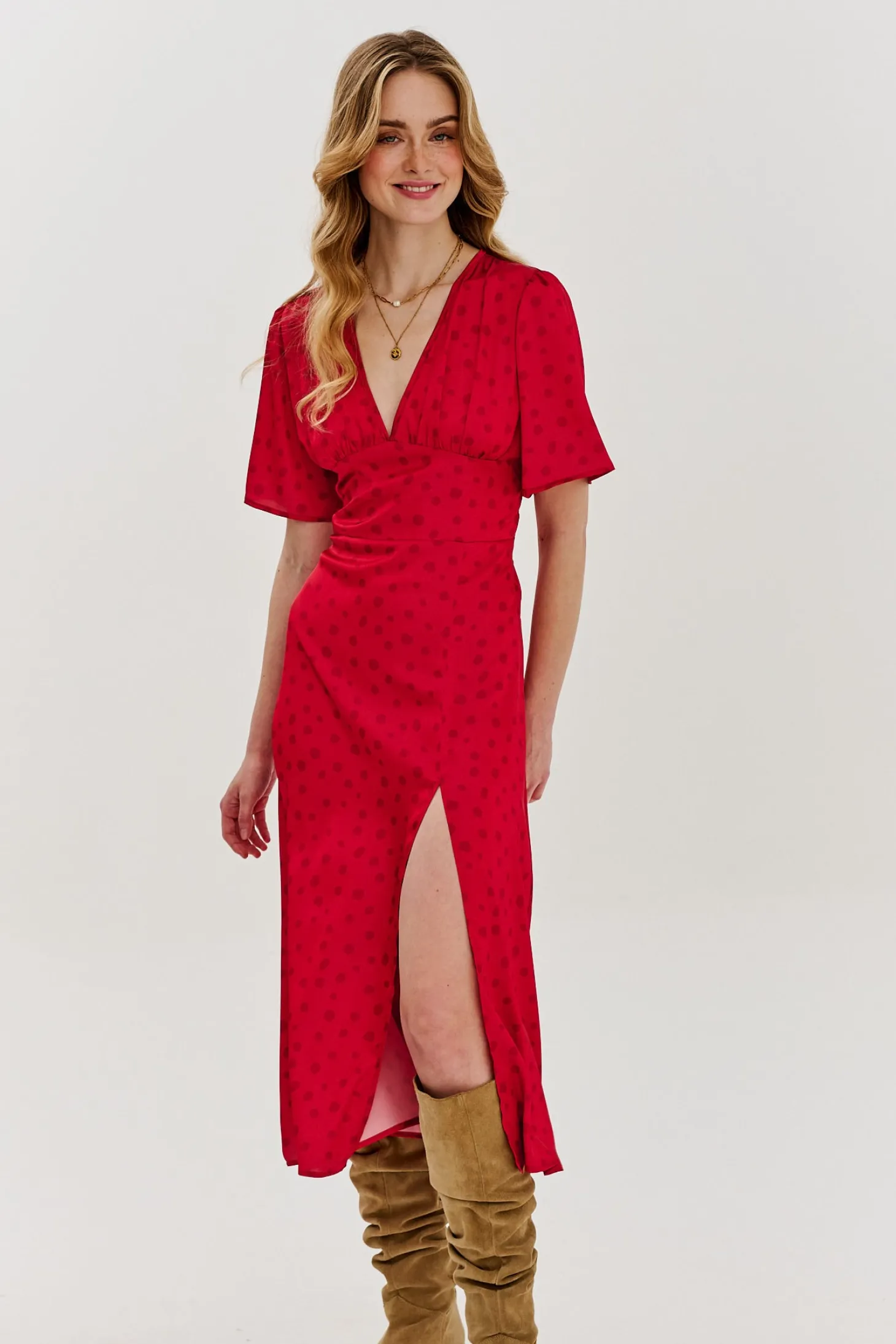 Sukienka midi Mulberry Charm