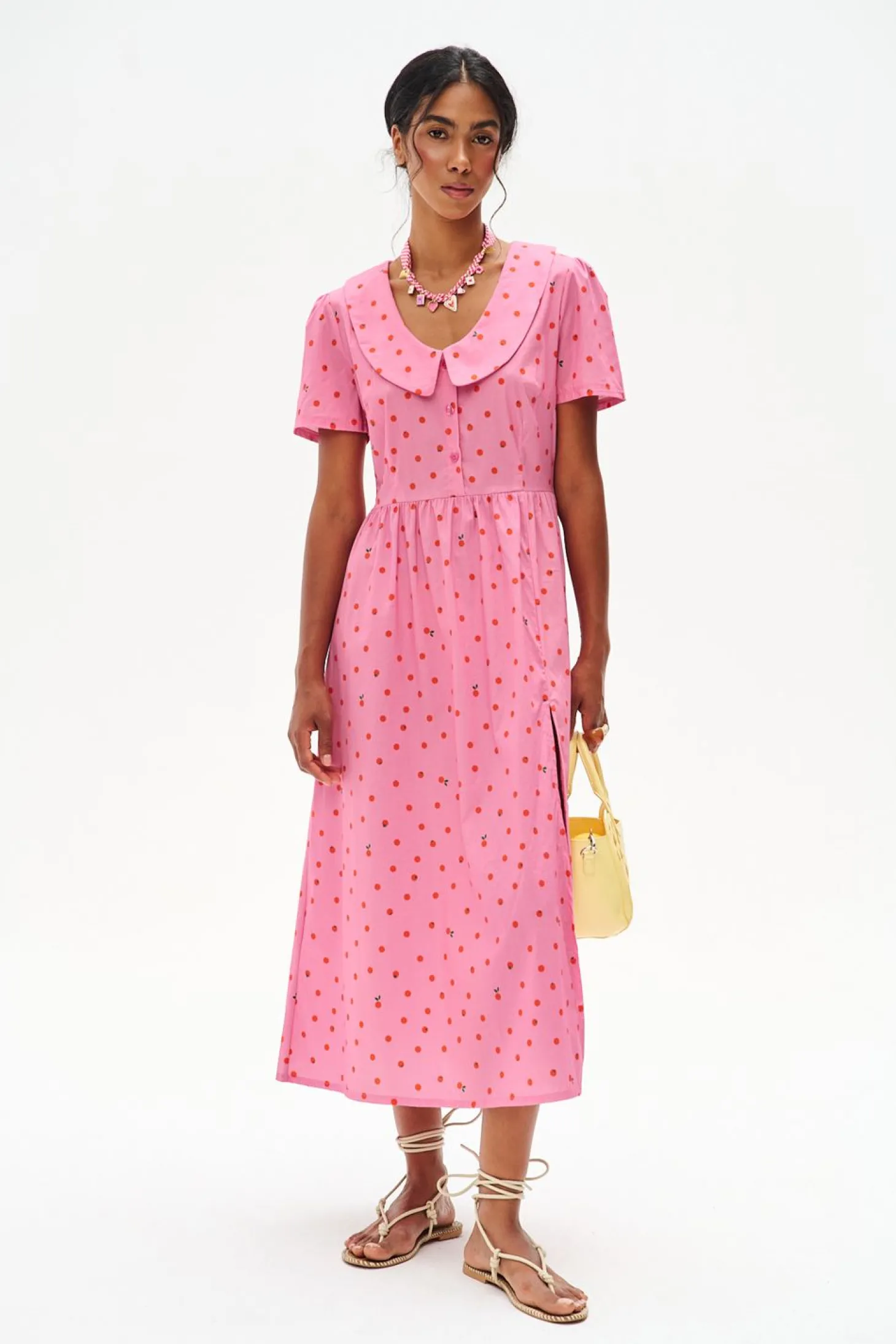 Sukienka midi Pink Pomodorini