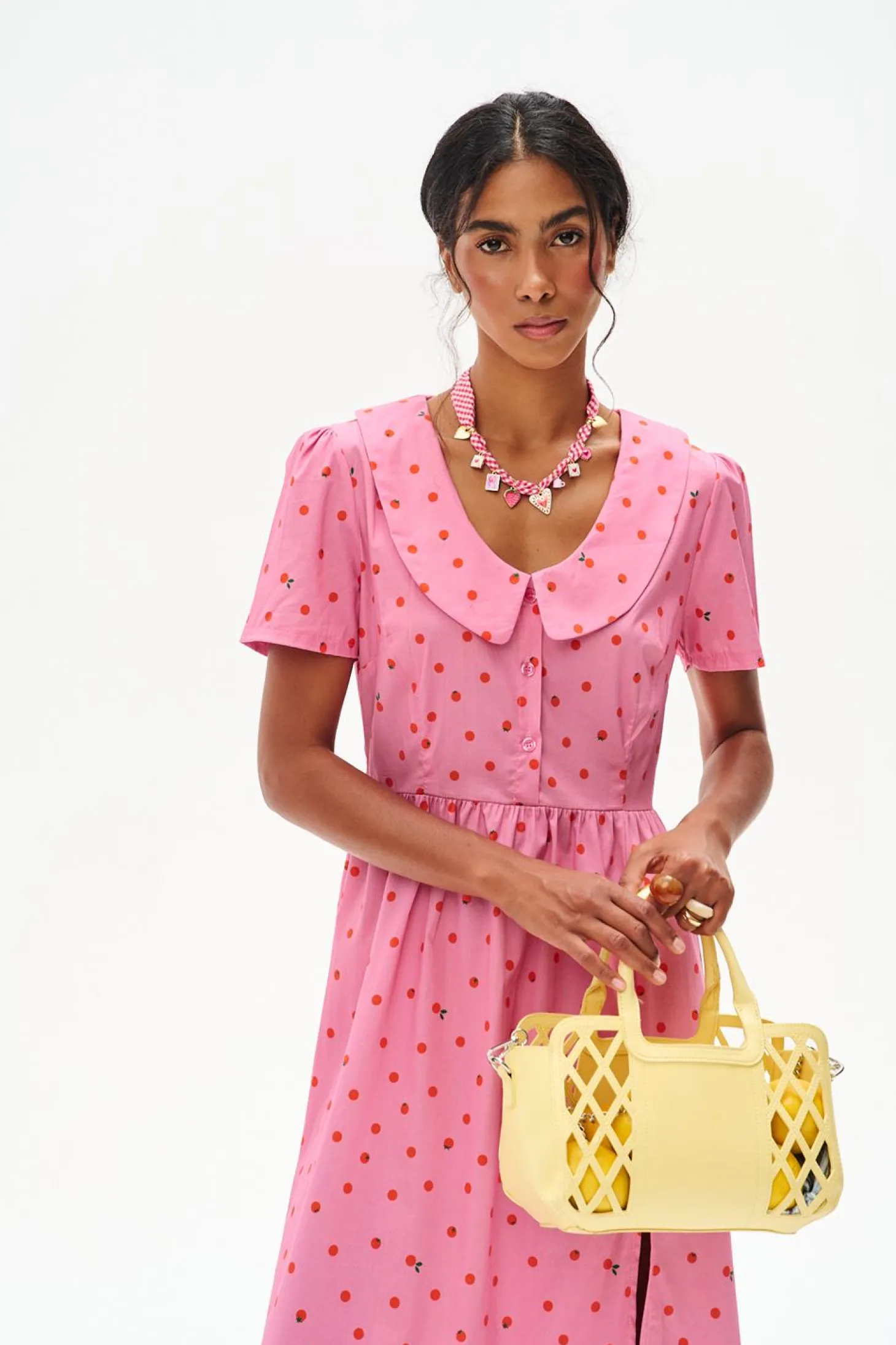 Sukienka midi Pink Pomodorini