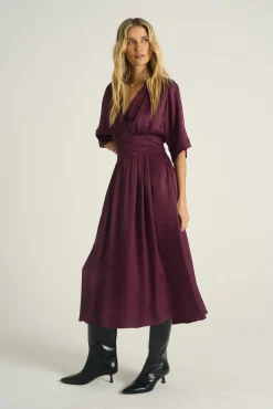 Sukienka midi Plum Affair