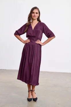 Sukienka midi Plum Affair