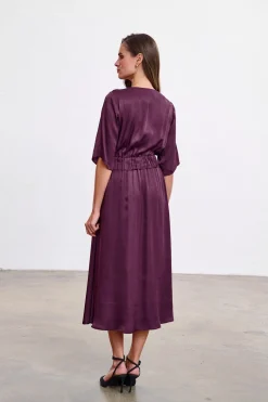 Sukienka midi Plum Affair