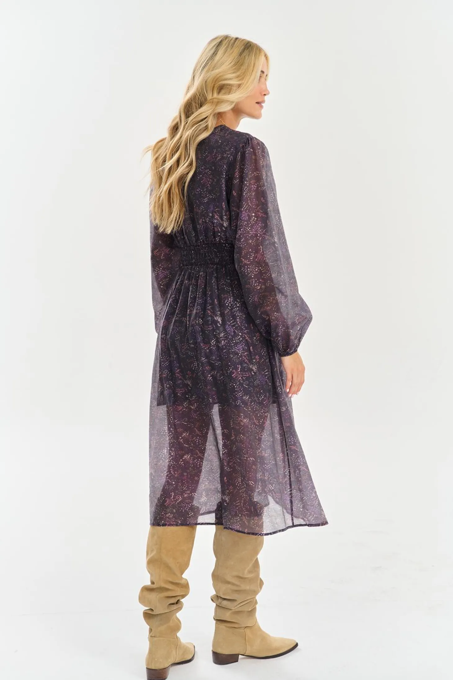 Sukienka midi Plum Perfect
