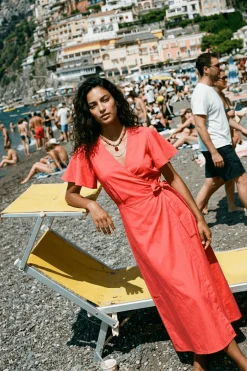 Sukienka midi Rosso Riviera