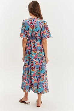 Sukienka midi Velvet Wind