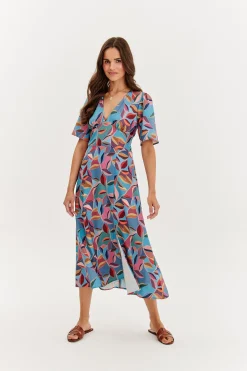 Sukienka midi Velvet Wind