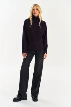 Sweter golf merino z kaszmirem Ganache