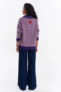Sweter polo z moherem Touch of Mood