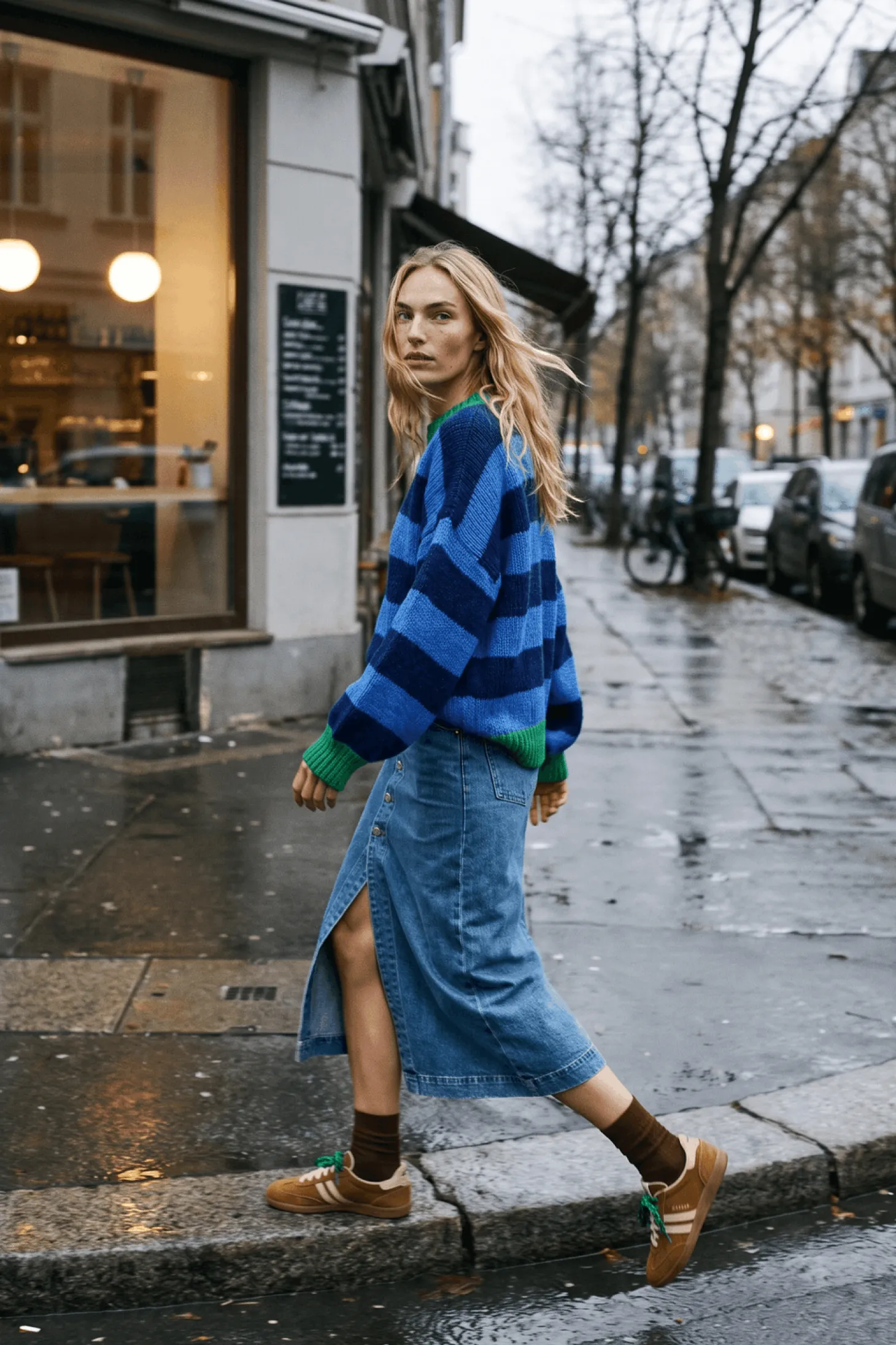 Sweter Raindrop Reflection