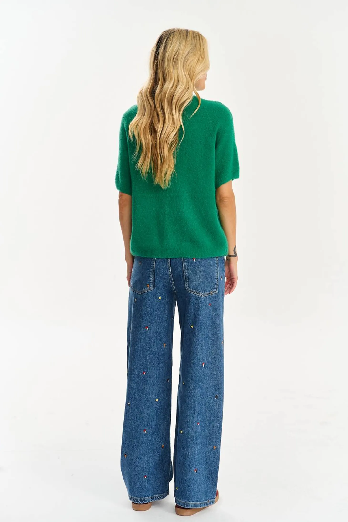 Sweter z krótkim rękawem Jadeite