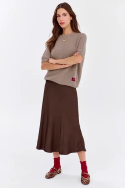 Sweter z krótkim rękawem Soft Cappuccino