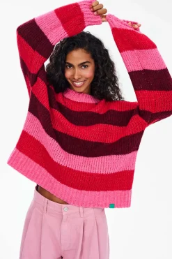 Sweter z wełną Berry Flame