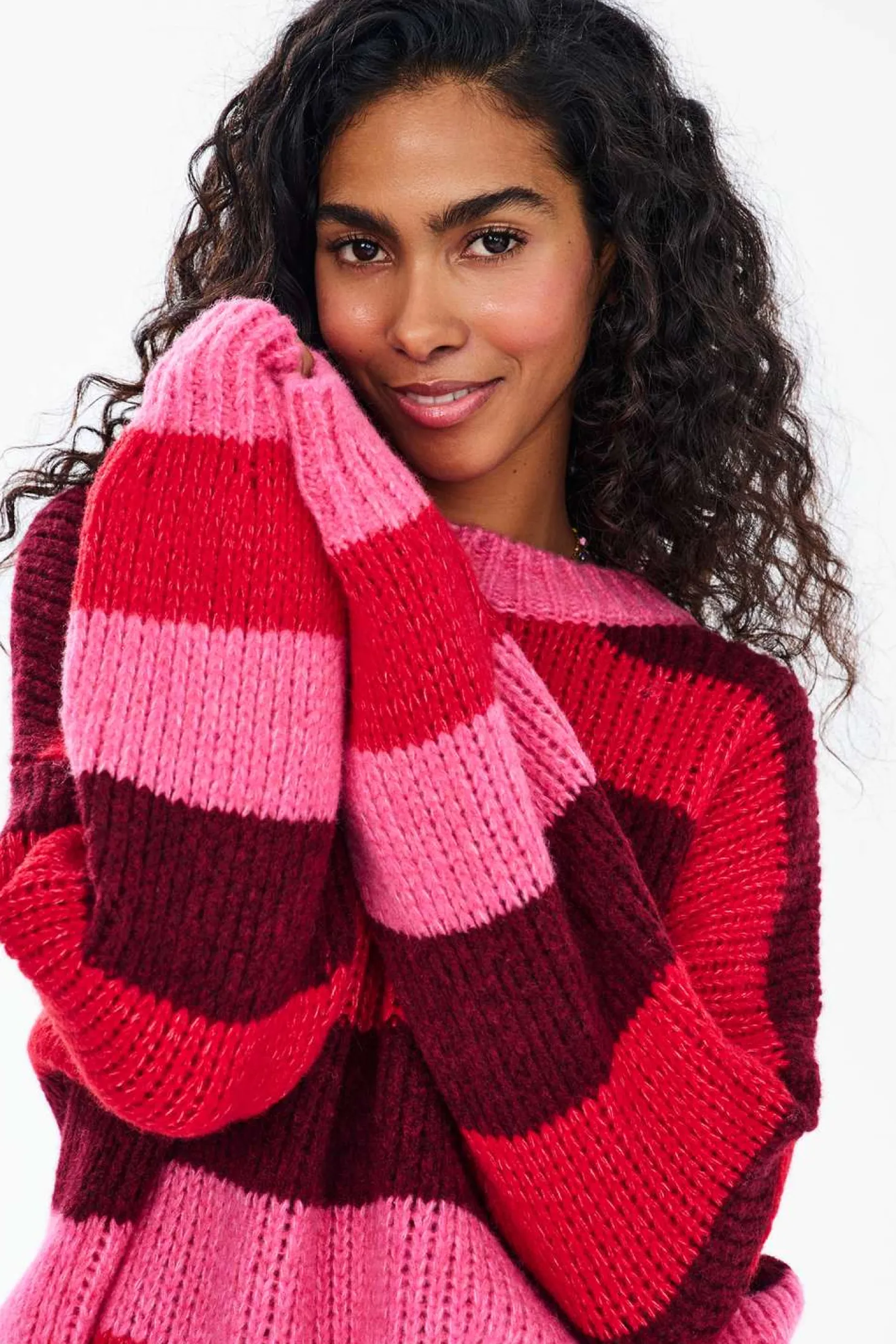 Sweter z wełną Berry Flame