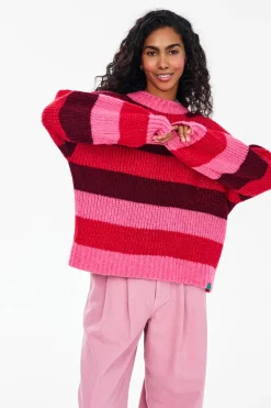 Sweter z wełną Berry Flame