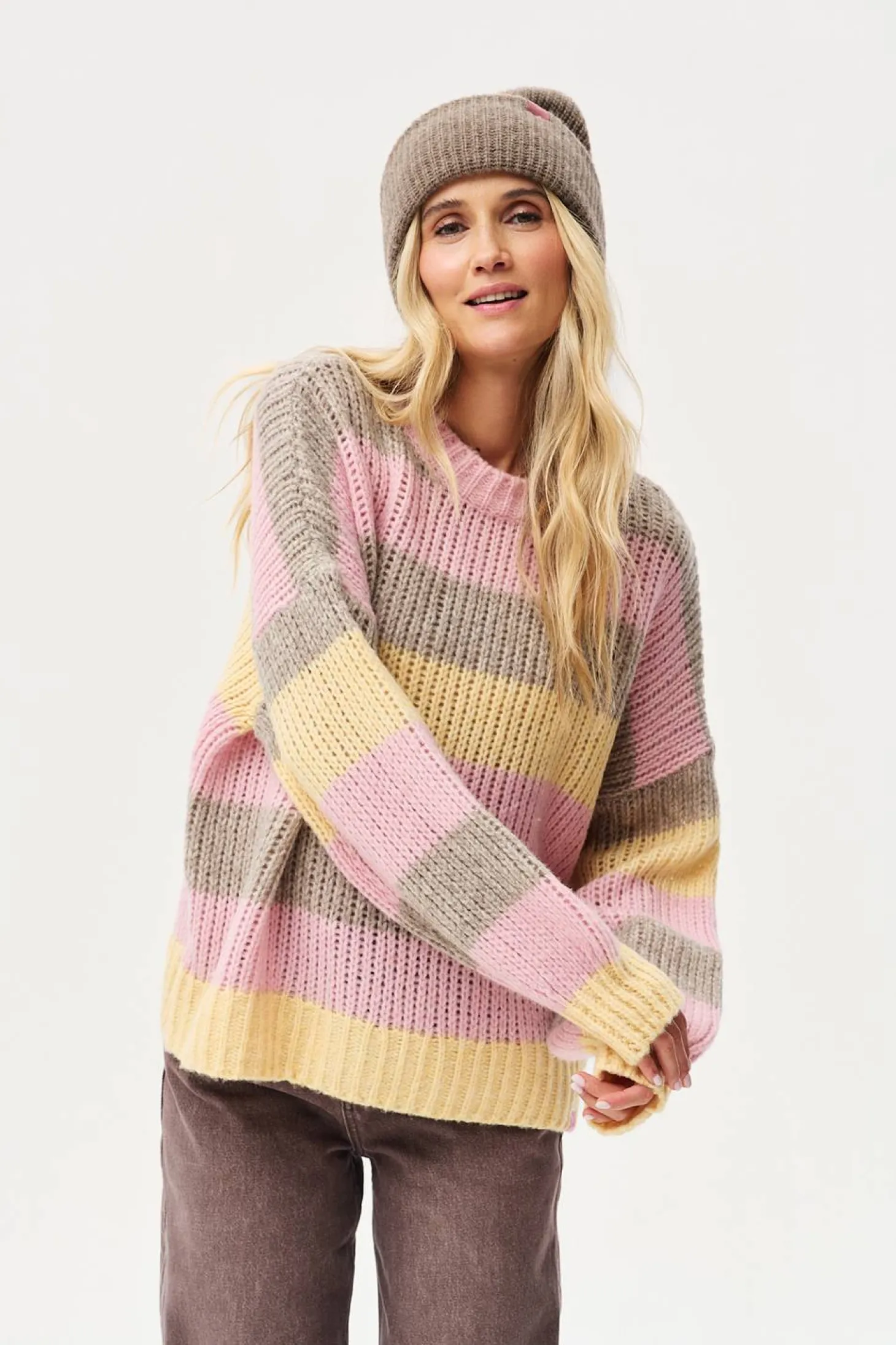 Sweter z wełną Lemon Kissed