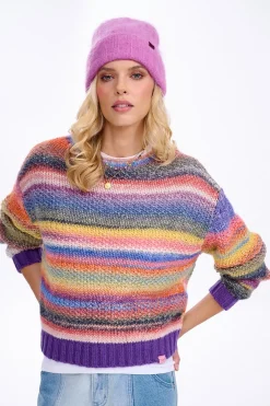 Sweter z wełną Retro Glam