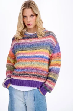 Sweter z wełną Retro Glam
