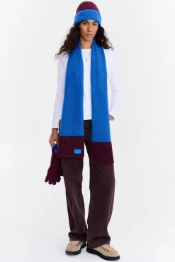 Szalik DuoPuff Plum Ocean