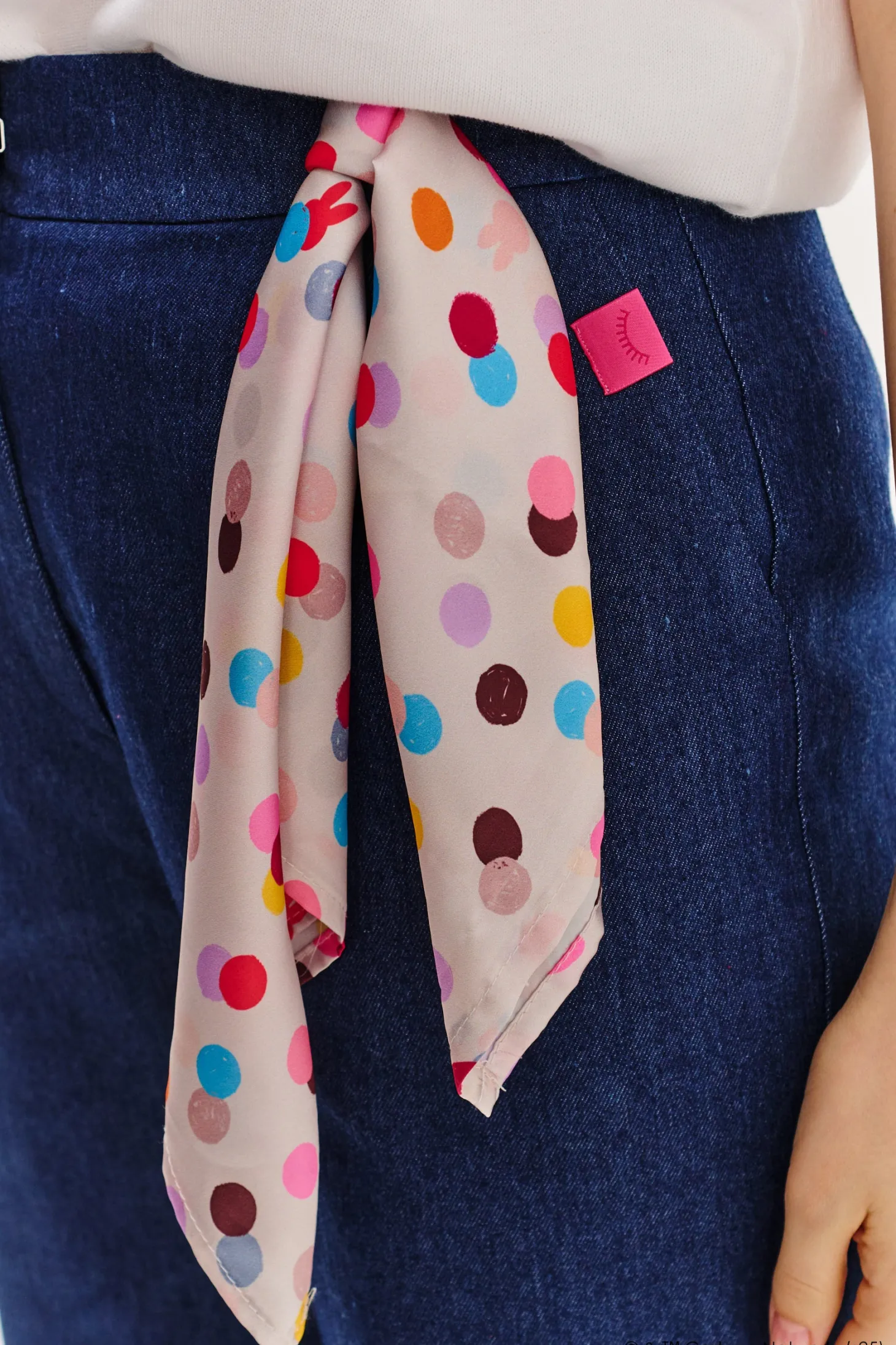 Szerokie spodnie jeansowe Powerpuff Girls