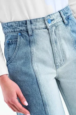 Szerokie spodnie jeansowe Secret Shine