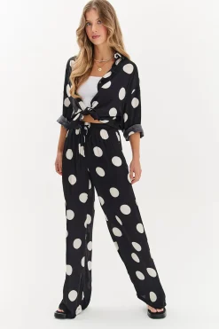 Szerokie spodnie Lucky Dots
