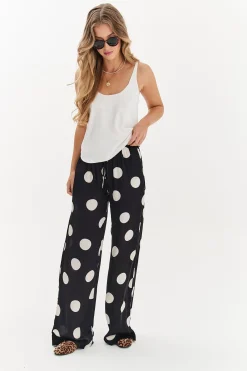 Szerokie spodnie Lucky Dots