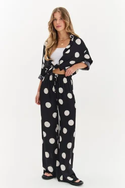Szerokie spodnie Lucky Dots
