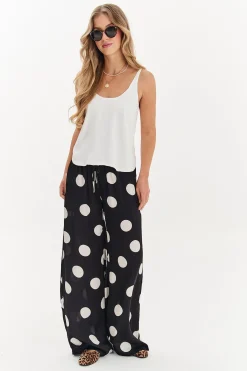 Szerokie spodnie Lucky Dots