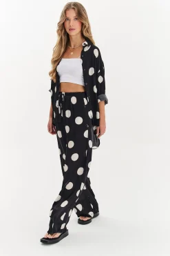 Szerokie spodnie Lucky Dots