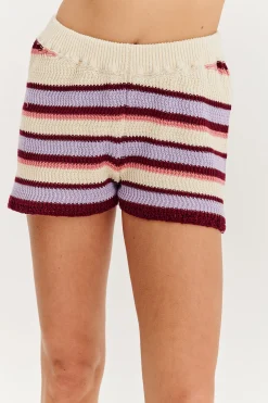 Szorty crochet Lavender Pearl