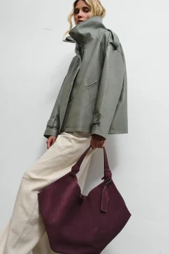 Torba skórzana zamszowa Pure Dimension