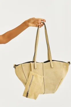 Torebka skórzana typu shopper Silky Glow