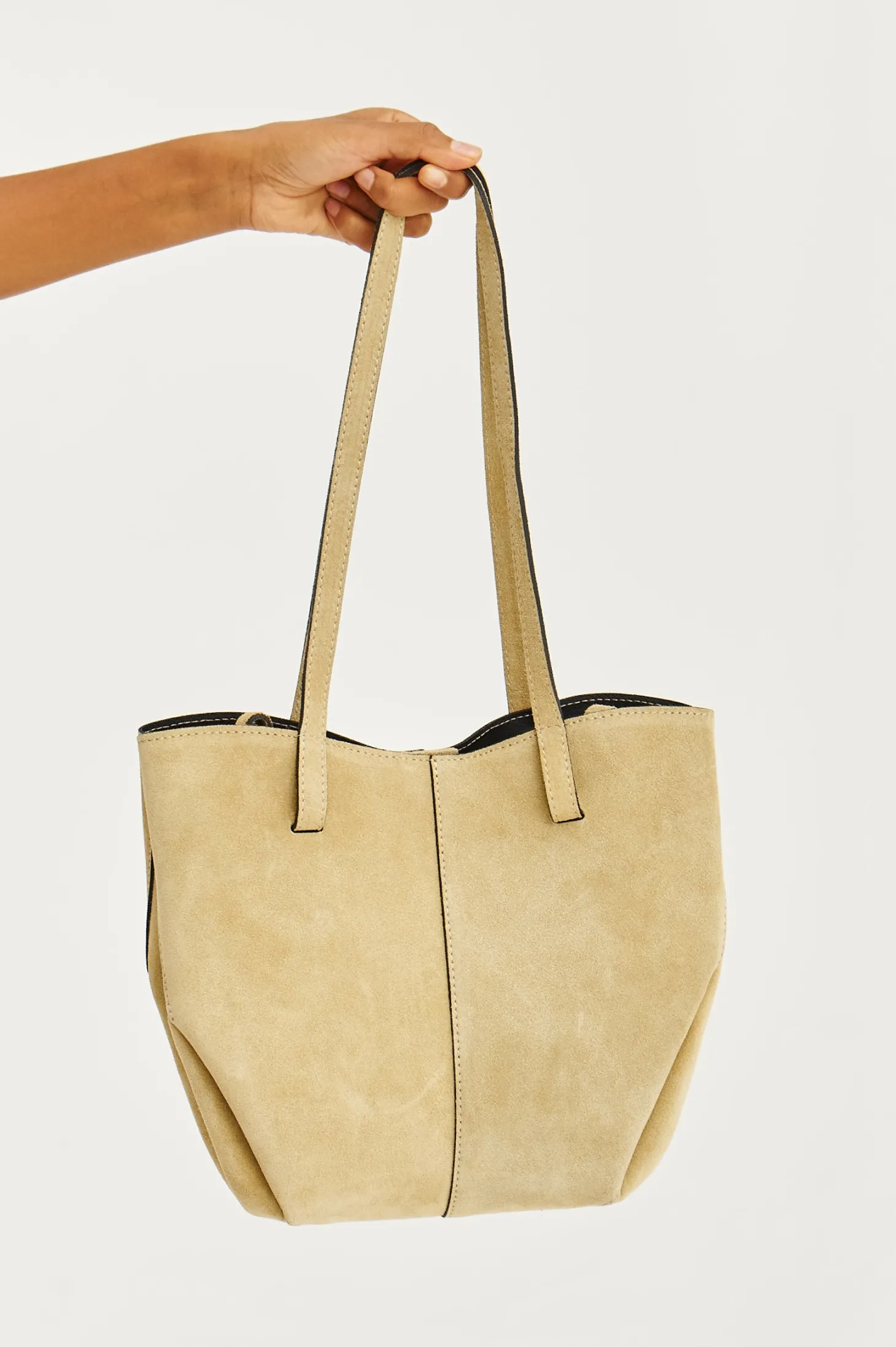 Torebka skórzana typu shopper Silky Glow