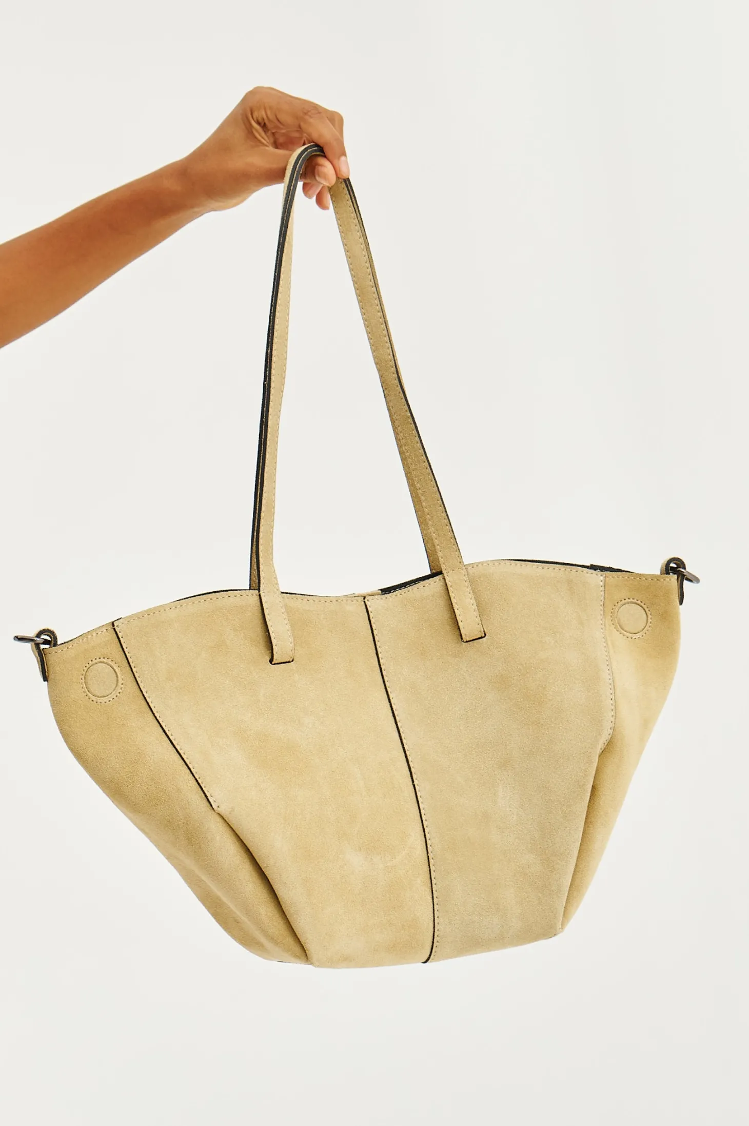 Torebka skórzana typu shopper Silky Glow