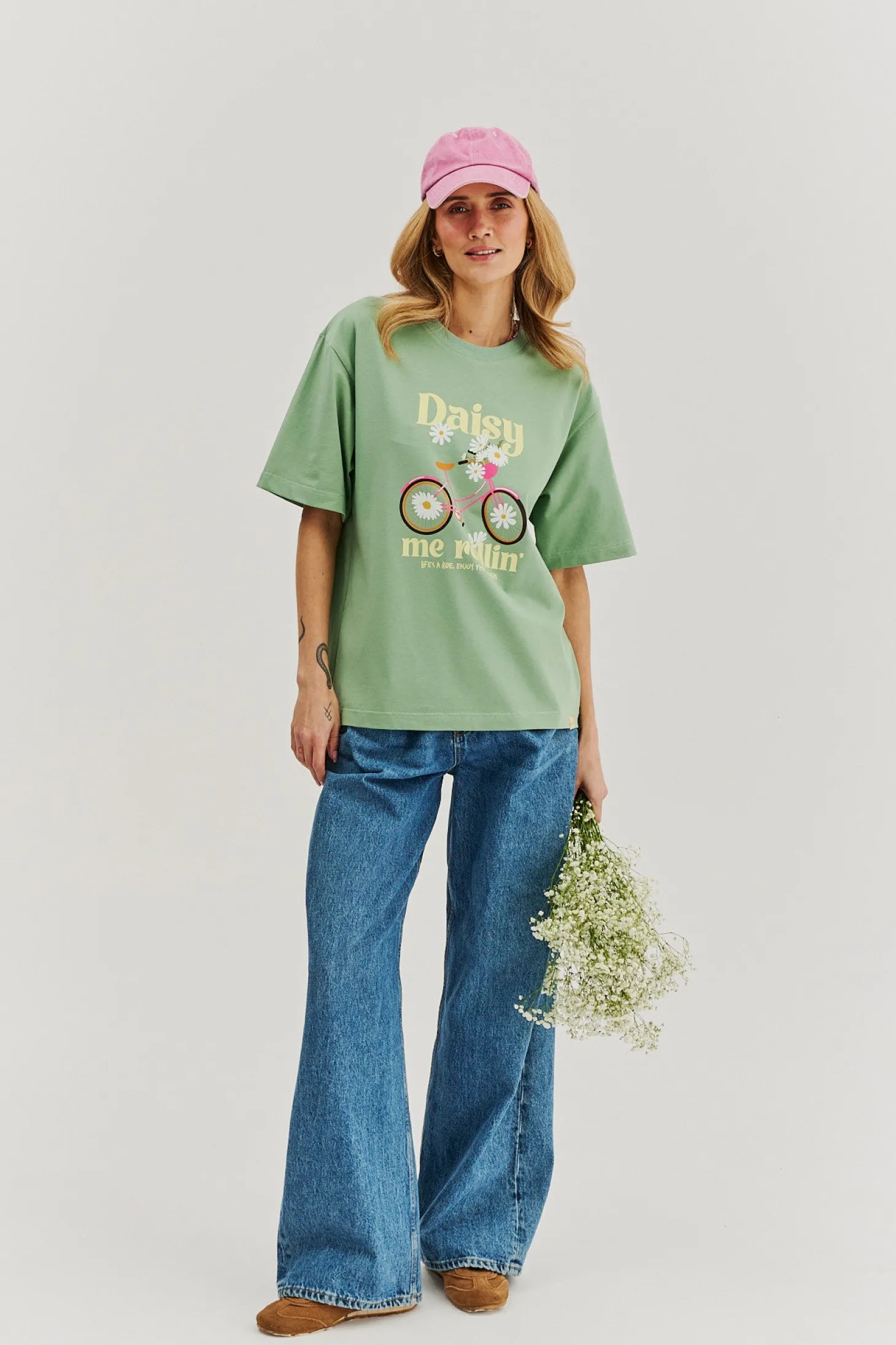 T-shirt Daisy Me Rollin'