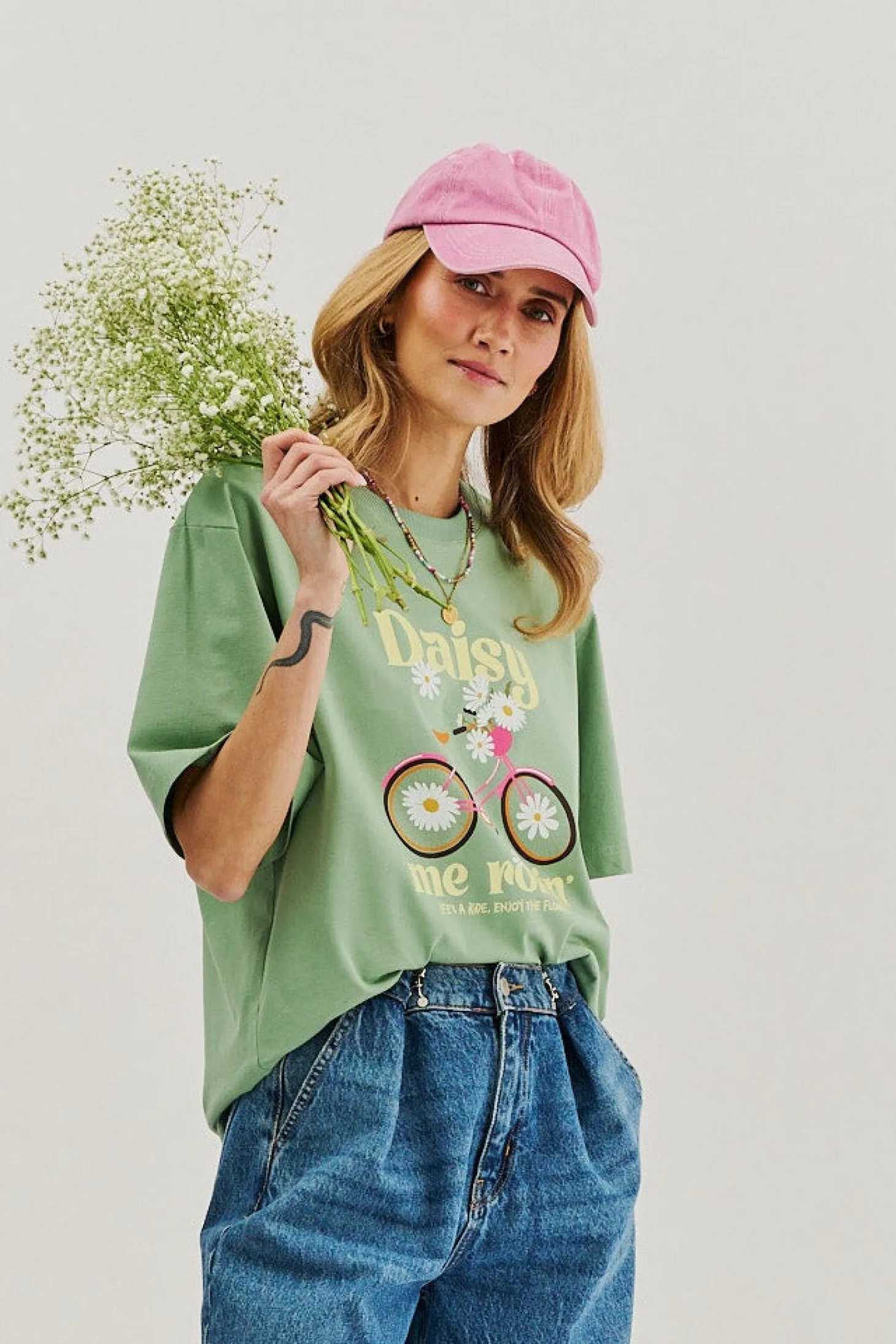 T-shirt Daisy Me Rollin'