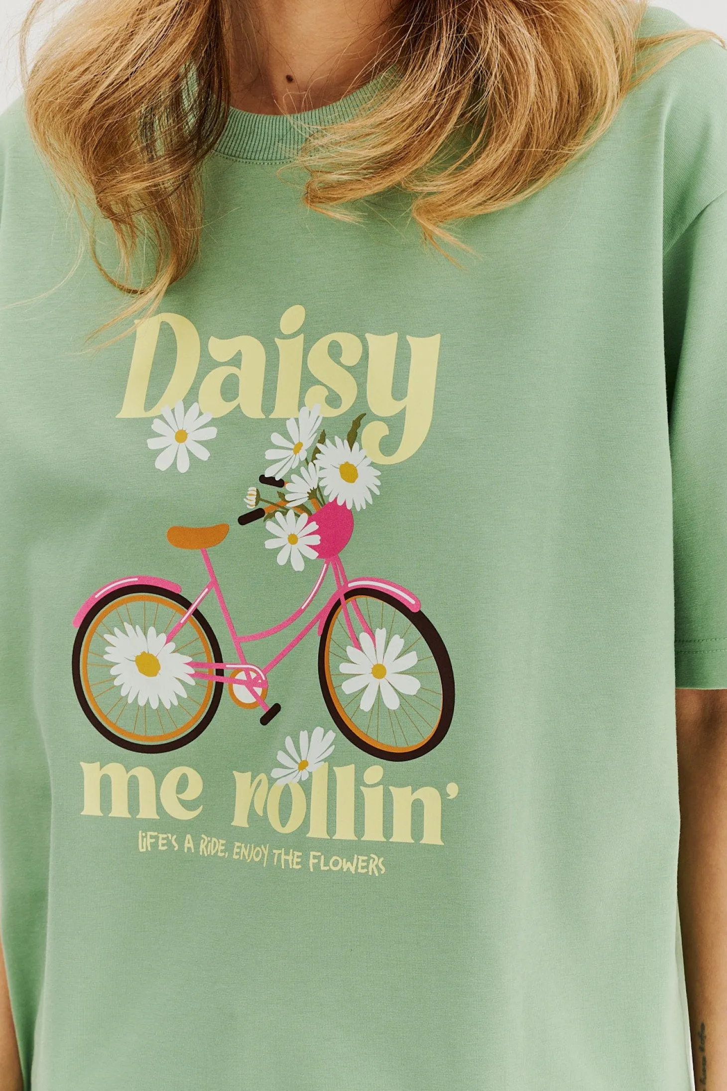 T-shirt Daisy Me Rollin'