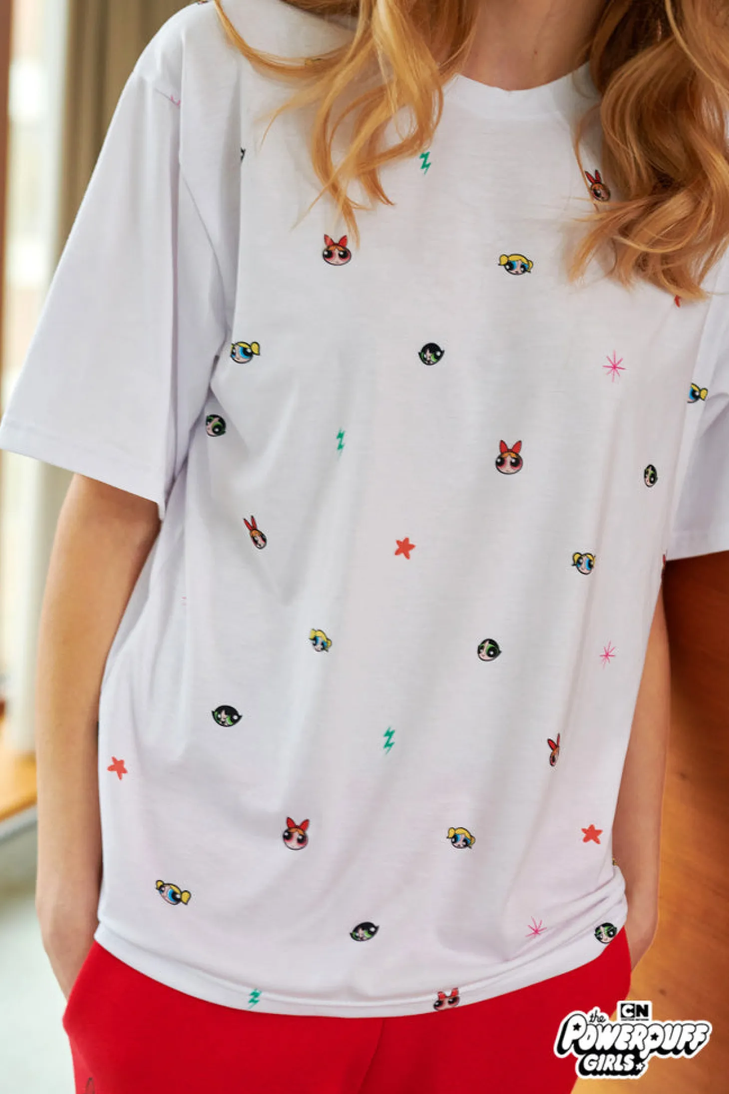T-shirt oversize Powerpuff Girls