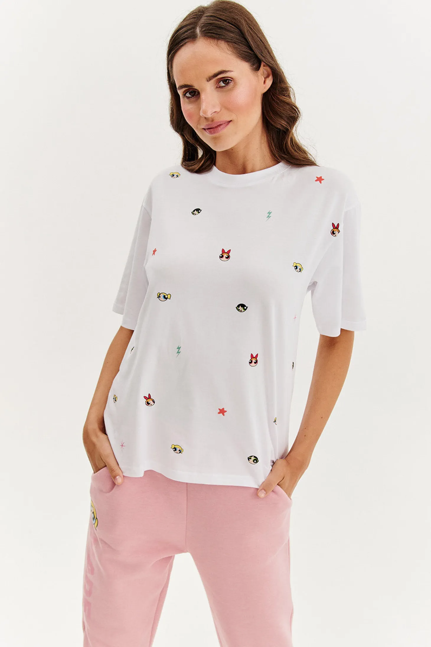 T-shirt oversize Powerpuff Girls