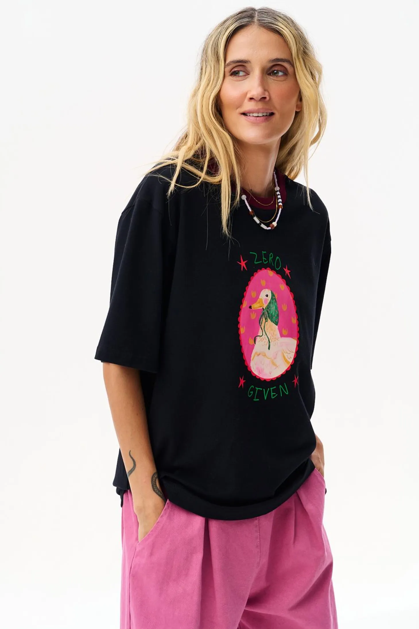 T-shirt Swan Attitude
